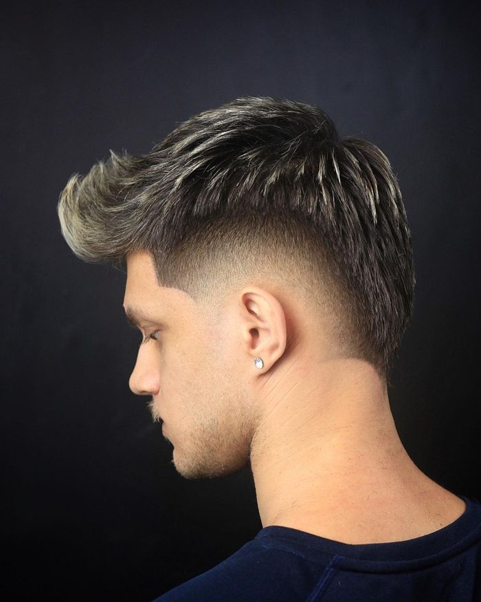 Corte com fade e textura